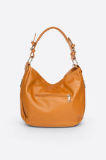 UMA leather top handle bag - Cognac