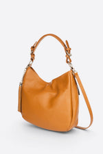 UMA leather top handle bag - Cognac