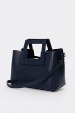 ANTHEA leather top handle bag - Blue