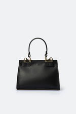 DALIA leather top handle bag - Nero
