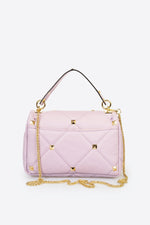 KYLIE leather top handle bag - Rosa