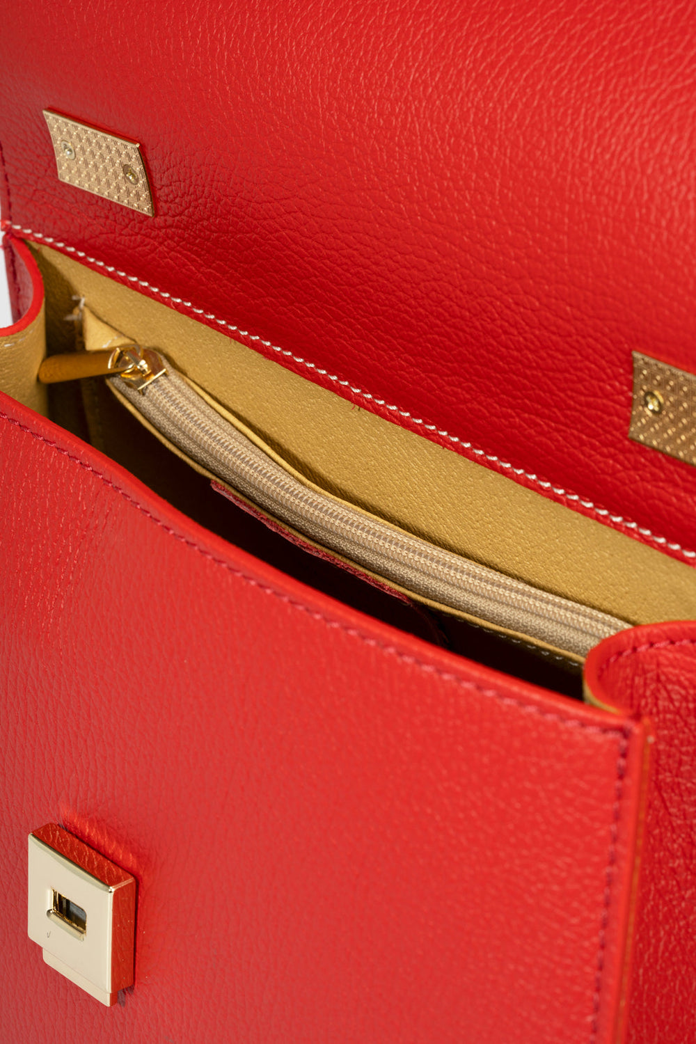 Valenne Italian Leather Top Handle Bag