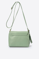 ASTER leather crossbody bag - Menta