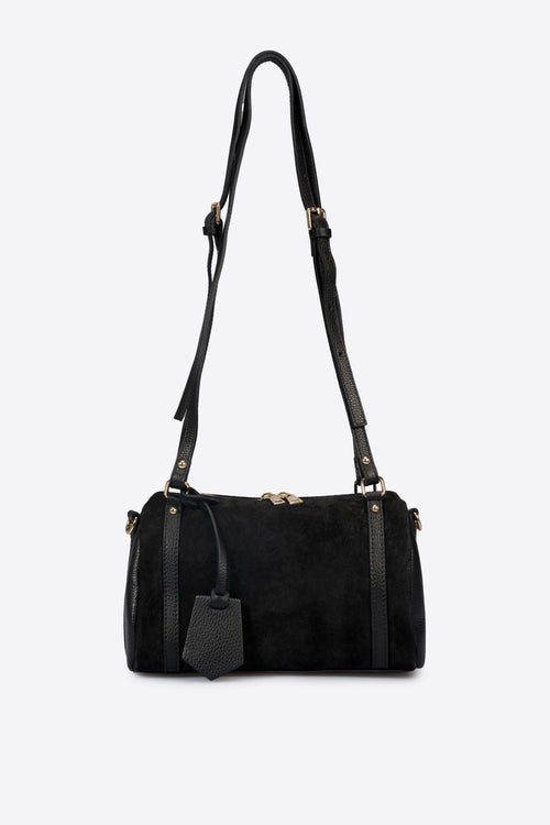 NOOR Leather Bowling Bag - Black