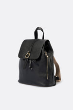 MAEVE leather backpack - Black