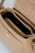 EDNA leather shoulder bag - Fango