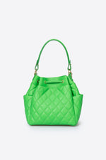 TILLY SMALL leather top handle bag - Green