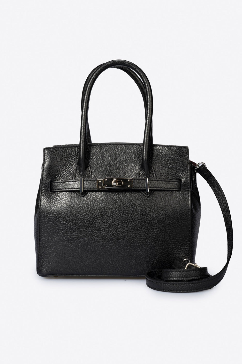 Tivalia Italian Leather Top Handle Bag