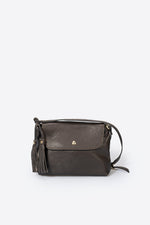 ASTER Leather Crossbody Bag - Brown