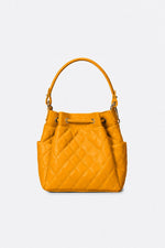 TILLY SMALL leather top handle bag - Golden