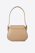 EDNA leather shoulder bag - Fango