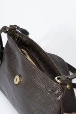 ASTER leather crossbody bag - Brown