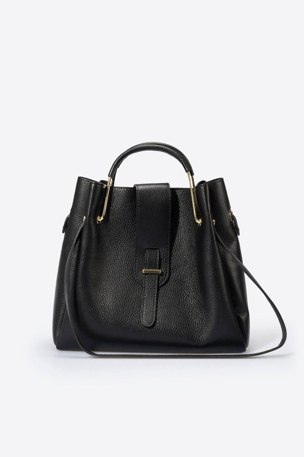 Delmira Italian Leather Top Handle Bag