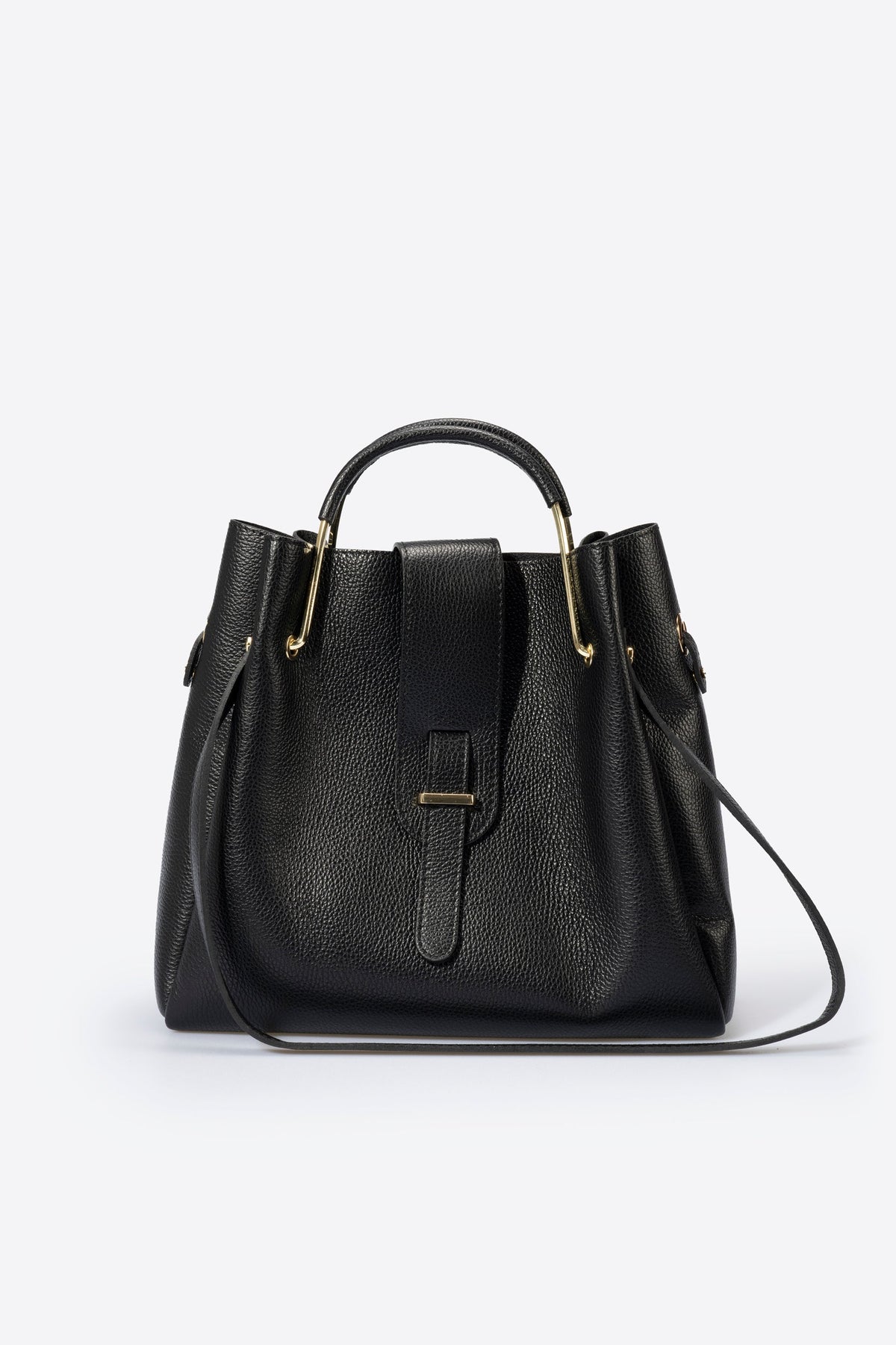 Delmira Italian Leather Top Handle Bag