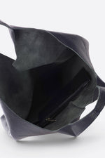 ARINA leather tote bag - Dark Blue
