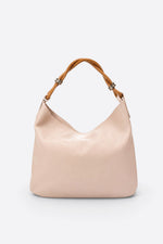NORA Leather Shoulder Bag - Cipria