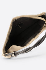 NORA leather shoulder bag - Taupe