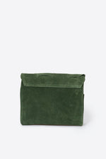 HAILEY suede crossbody bag - Green