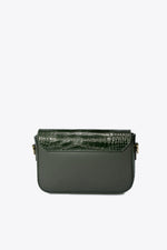 JUNO leather crossbody bag - Green