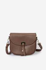 BELA Leather Crossbody Bag - Brown