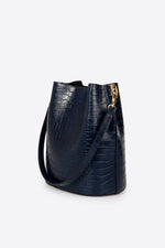 CAPRICE leather shoulder bag - Blue