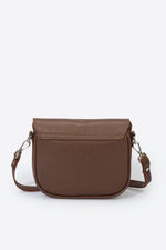 BELA leather crossbody bag - Brown