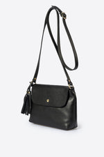 ASTER leather crossbody bag - Nero