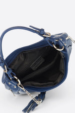 UMA leather top handle bag - Blue