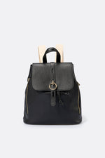 MAEVE leather backpack - Black