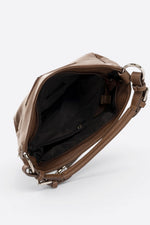 UMA leather top handle bag - Marrone