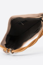 NORA leather shoulder bag - Cipria