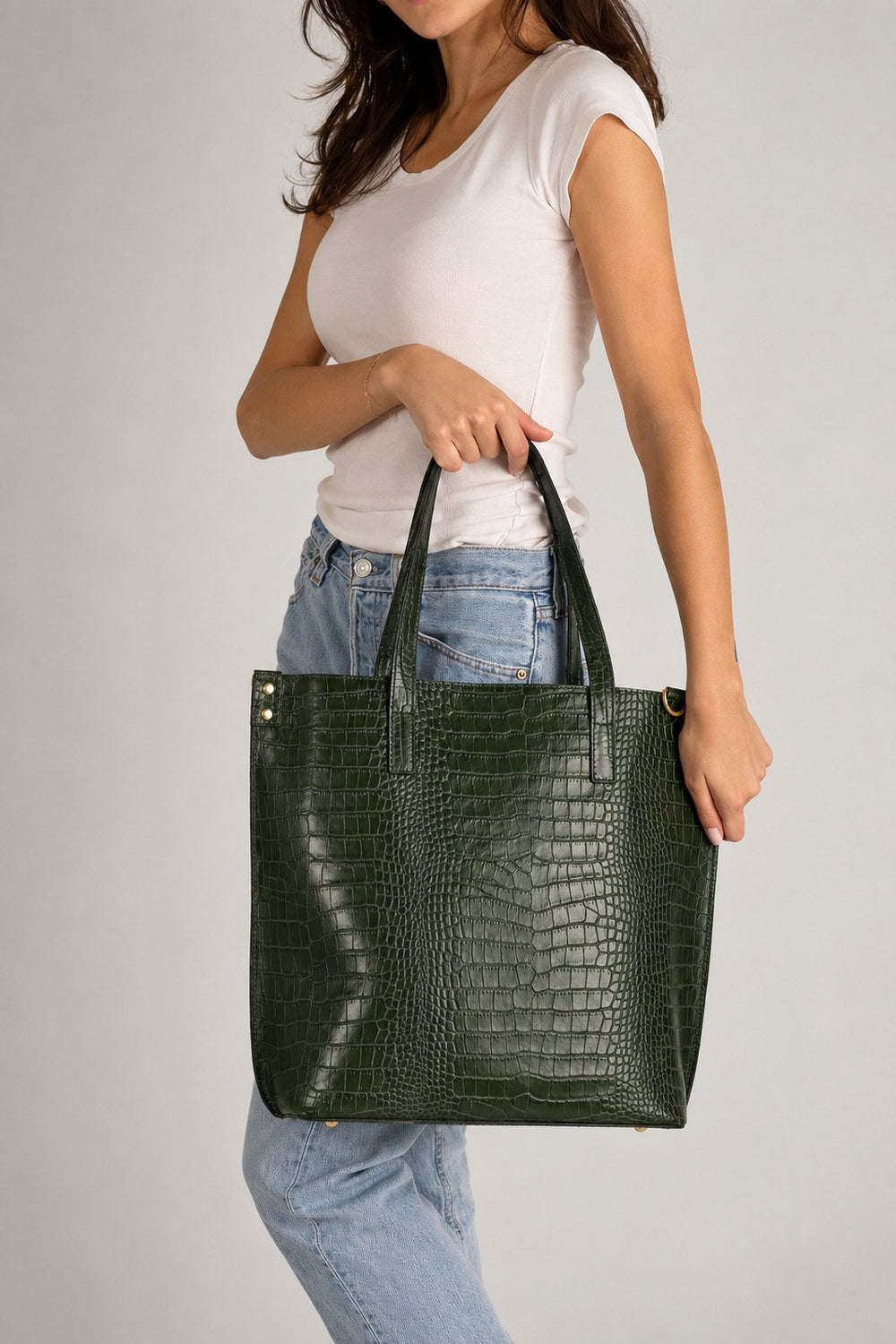 Velmira Italian Leather Shoulder Bag