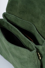 HAILEY suede crossbody bag - Green