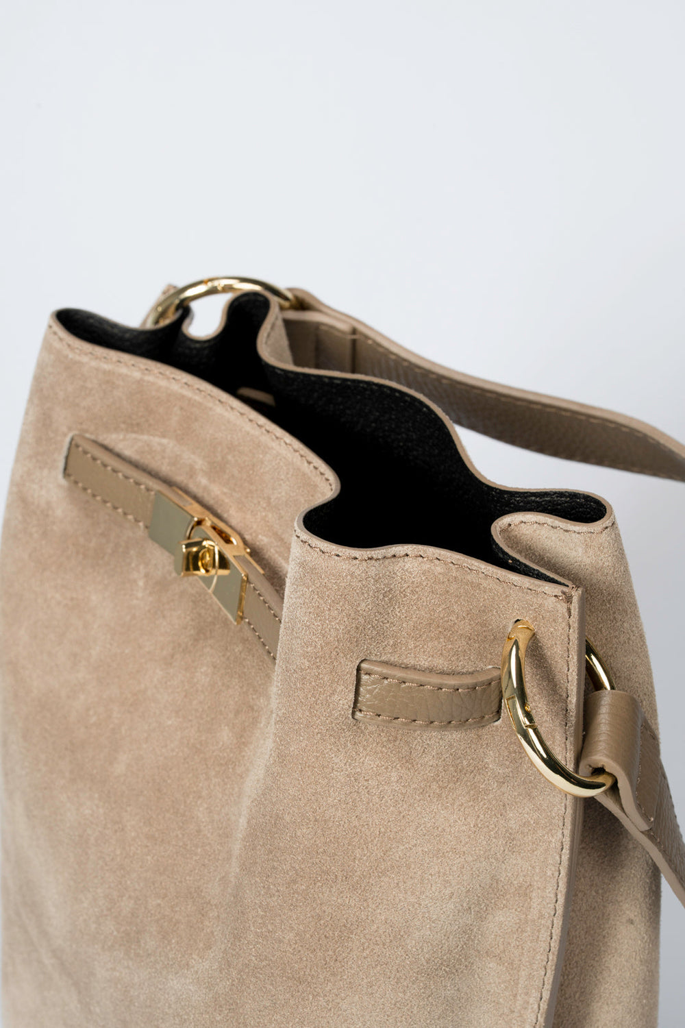Luminara Italian Leather Shoulder Bag