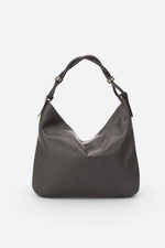 NORA Leather Shoulder Bag - Black