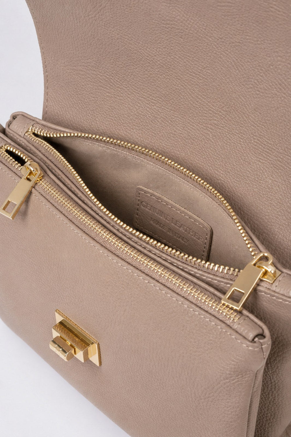 Perlavia Italian Leather Crossbody Bag