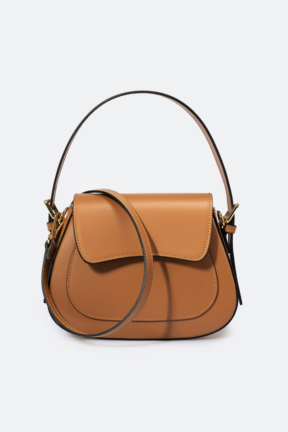Floravie Italian Leather Shoulder Bag