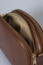 EBE leather crossbody bag - Brown