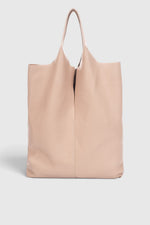 ARINA leather tote bag - Cipria