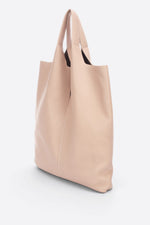 ARINA leather tote bag - Cipria