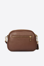 EBE leather crossbody bag - Brown