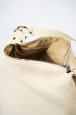 CORDELIA leather backpack - Taupe