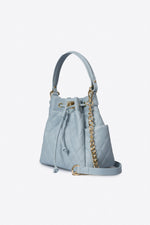 TILLY SMALL leather top handle bag - Celeste