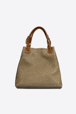 ARIA suede tote bag - Fango