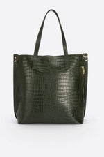 BRENDA leather shoulder bag - Green