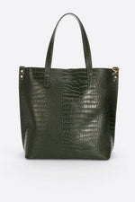 BRENDA Leather Shoulder Bag - Green