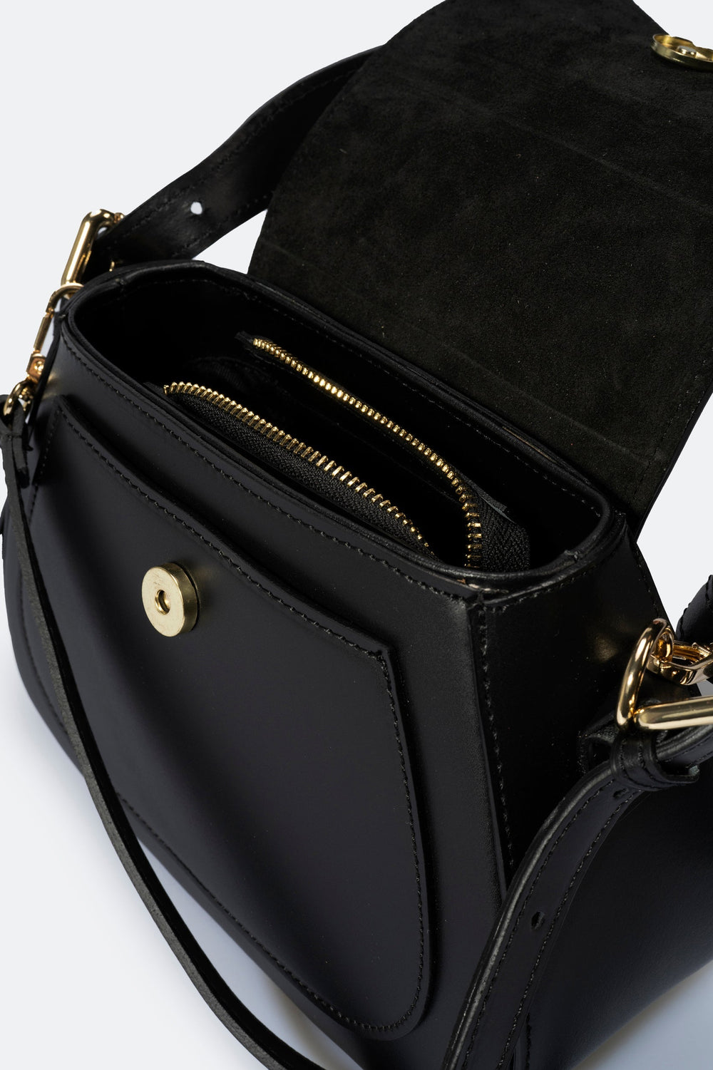 Floravie Italian Leather Shoulder Bag