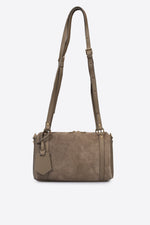 NOOR Leather Bowling Bag - Taupe