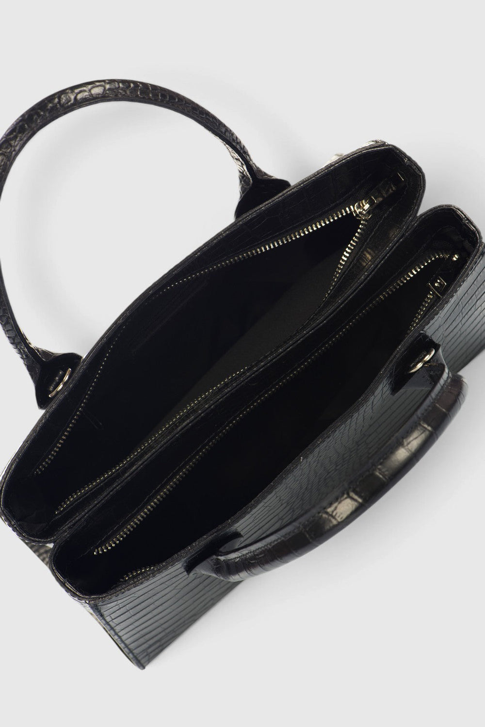 Pavella Italian Leather Top Handle Bag