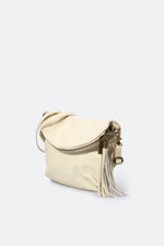 AGATHA leather crossbody bag - Latte